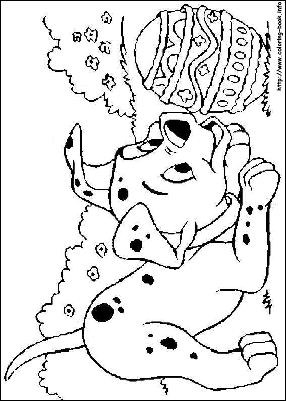 101 Dalmatians coloring picture